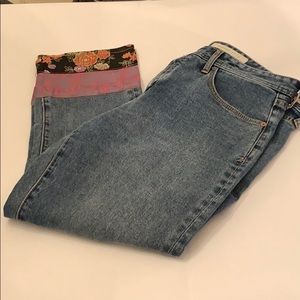 Anthro Pilcro Asian Trim Jeans